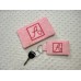 Quilted Monogram Pocket Key Chain